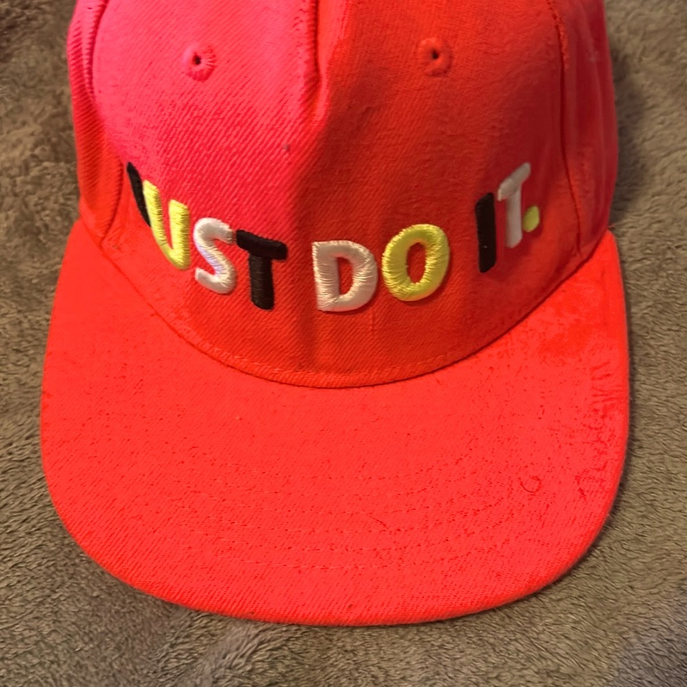 Really nothing about it just the Nike hat a nice hot pink color